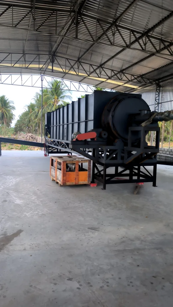 Continuous carbonization furnace display 1