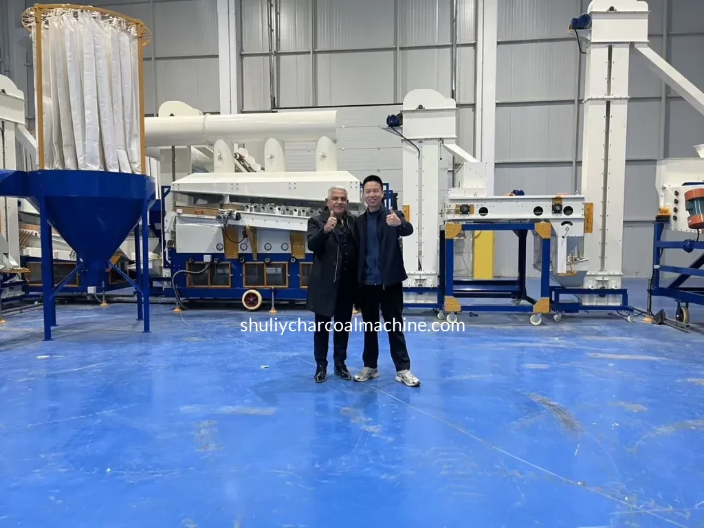 Customer case of briquette production line