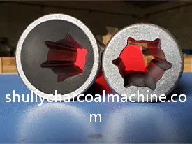 Barbecue charcoal molding machine mold