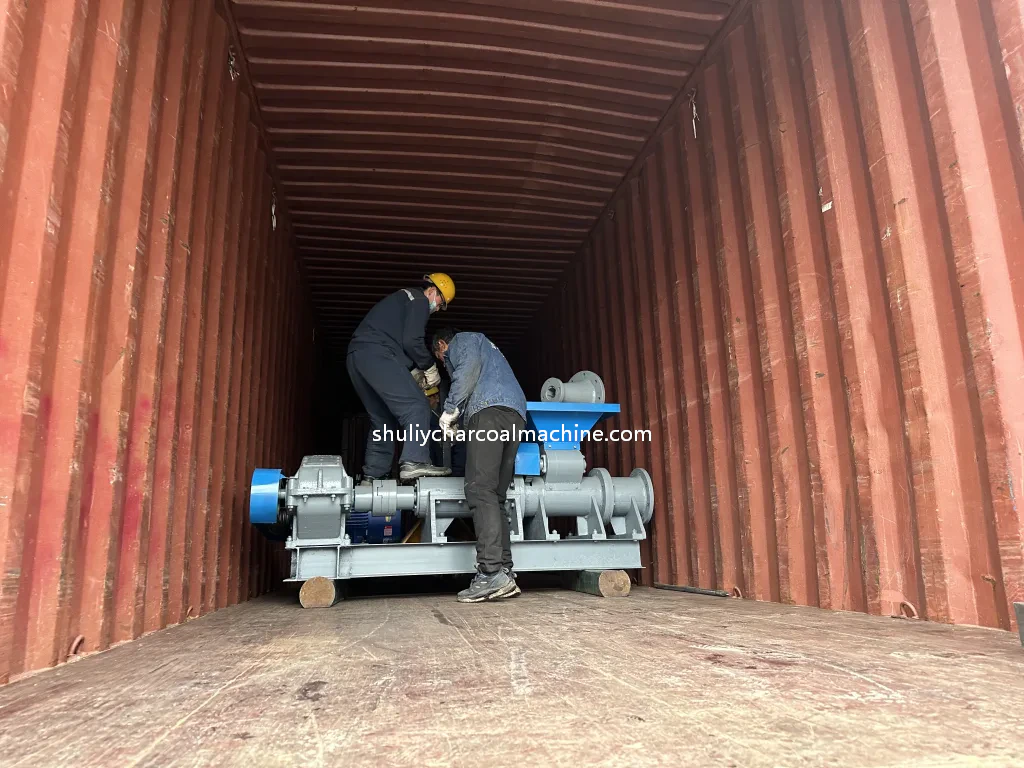 Coal stick machine shipment