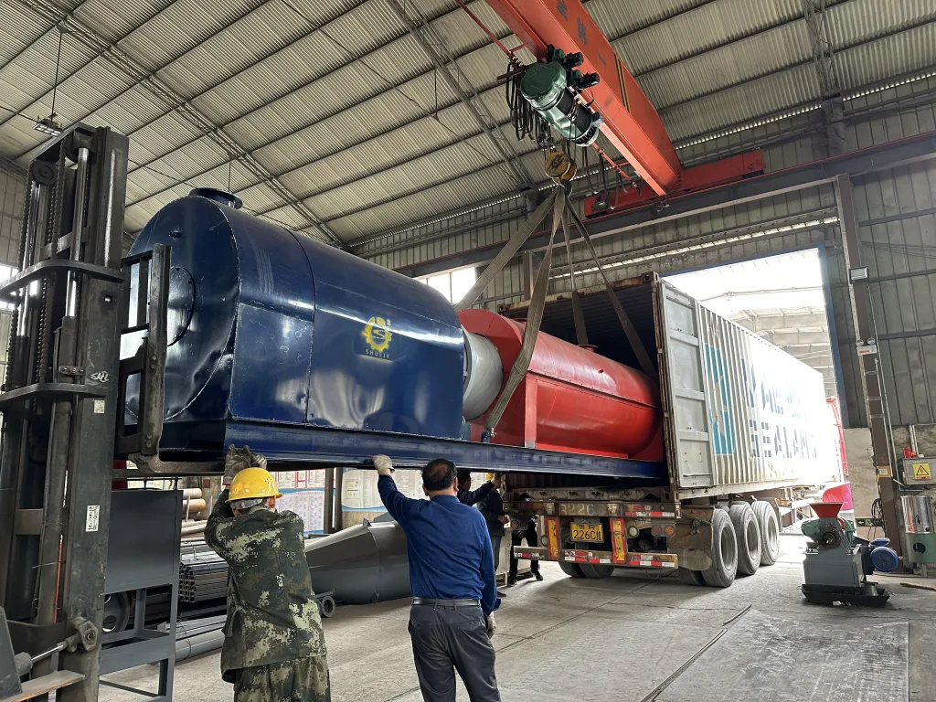 Customer case of briquette production line