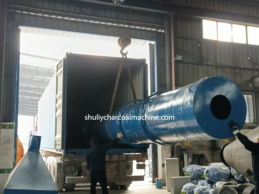 Delivery of drum dryer