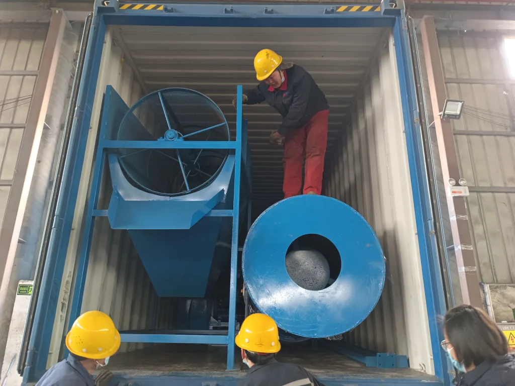 Delivery of drum dryer
