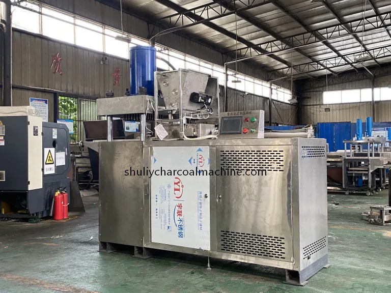 Stainless steel water pipe charcoal press machine