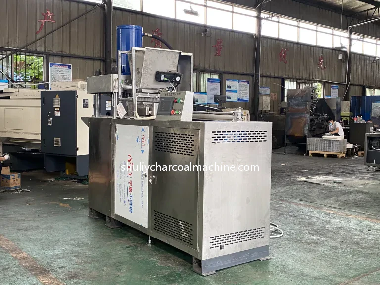 Stainless steel water pipe charcoal press machine