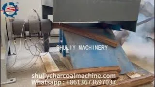 video of Sawdust Briquette Machine Work