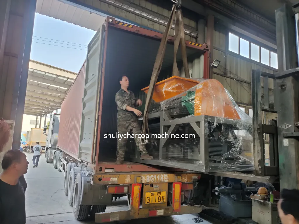 Wood crusher shipment